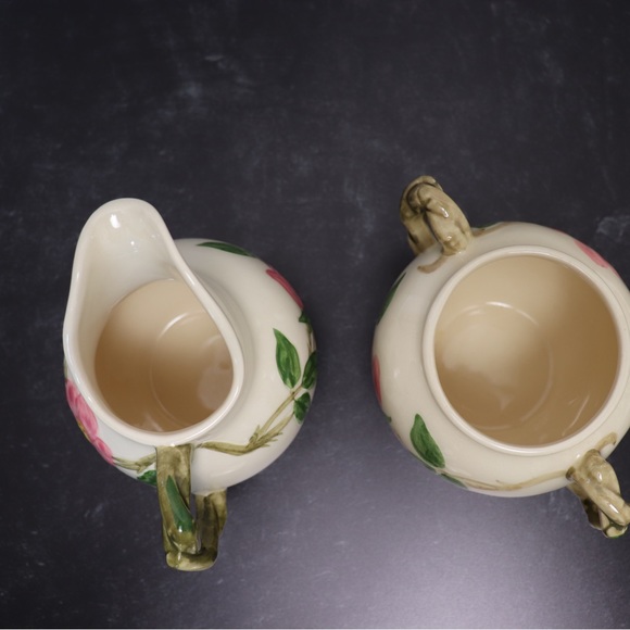Franciscan Desert Rose Creamer And Sugar Bowl Vintage USA Made - Picture 8 of 10